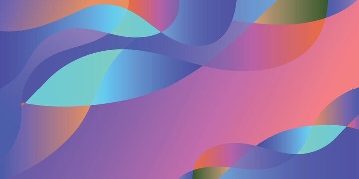 Vibrant Abstract Wavy Gradient Background Design