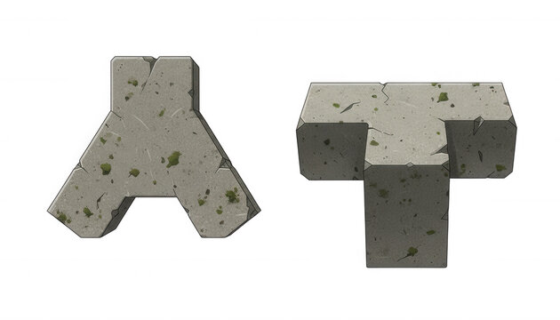 Concrete Tetrapod and Dolos Breakwater Units