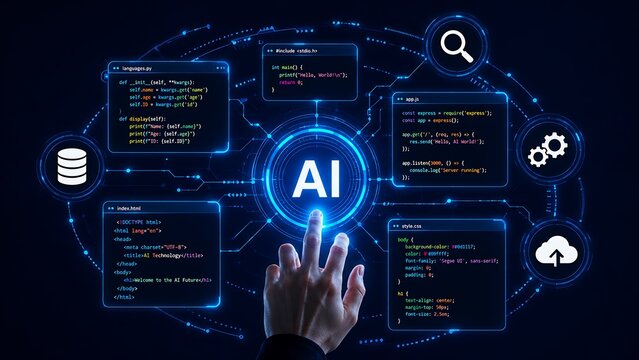 Artificial intelligence coding platform with software development interface