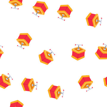 pattern dynamite tnt bomb cartoon. destruction power, impact force, ignition shockwave dynamite tnt bomb sign. seamless symbol vector illustration