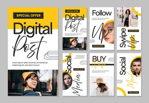 Creative Social Media Story Template Set