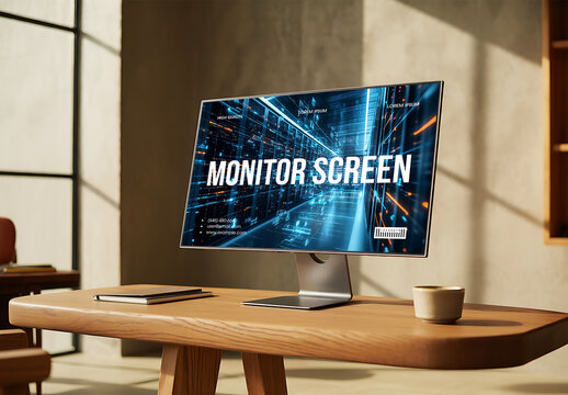 Desktop Computer Mockup