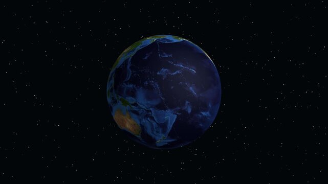 Earth Zoom Animation Focusing on Kawasaki Japan with Population Data Overlay