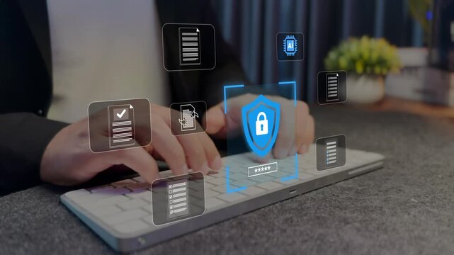 Cybersecurity Document Management System with Secure Information Protection, Documents confidentiality, protecting from cyberattacks.  DMS, 