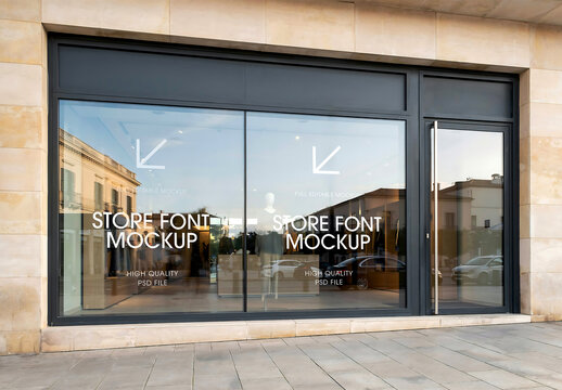 Store Font Mockup