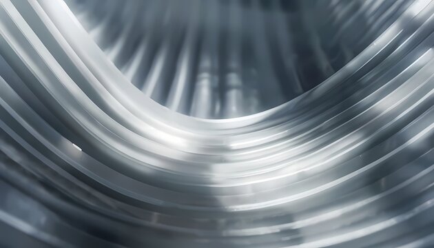 Futuristic frosted polycarbonate louver background with soft diffused gradient lighting