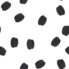 Obraz premium pattern hole drainage grate cartoon. hole drainage grate sign vector