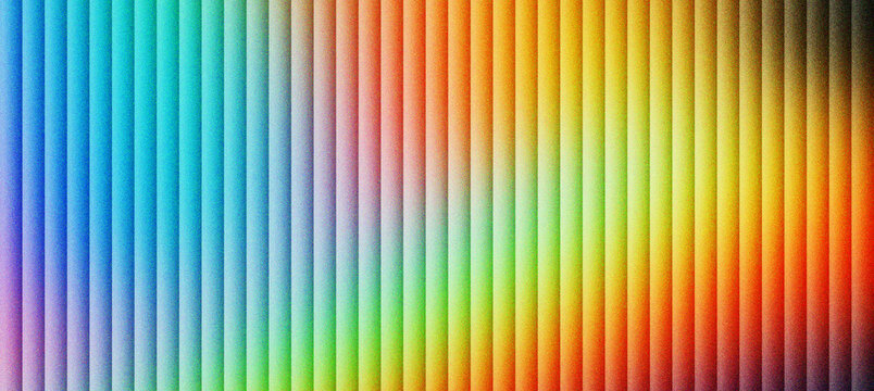 Vibrant rainbow gradient background with vertical lines. Colorful abstract pattern of parallel stripes and soft light. Multi colored texture for modern graphic design and creative backdrop.