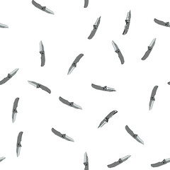 Fototapeta premium pattern blade military knife cartoon. blade military knife sign vector