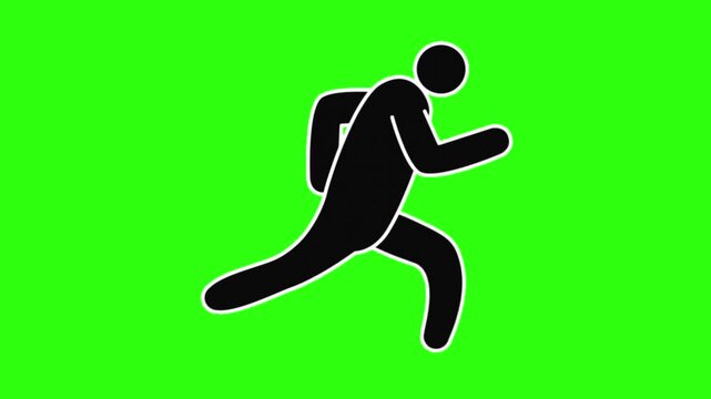 silhouette of a man jumping