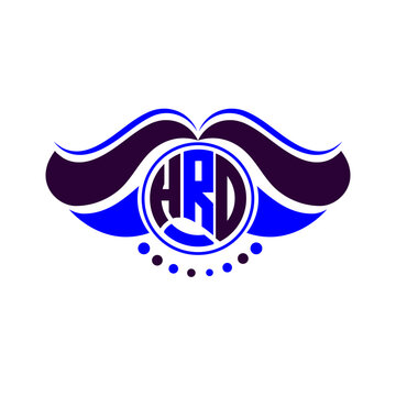 HRO letter logo creative design. HRO unique design