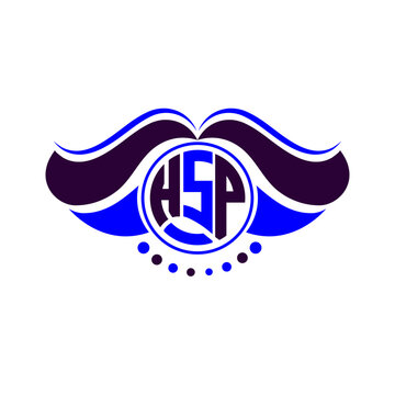 HSP letter logo creative design. HSP unique design