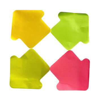 Colorful abstract watercolor shapes