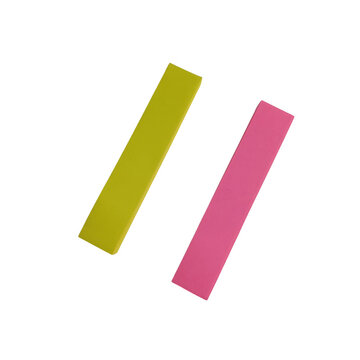 Two colorful abstract parallel lines in gradient design