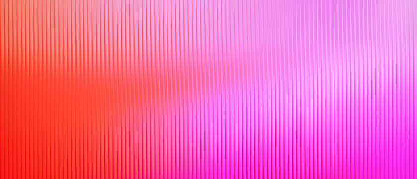 Abstract glass gradient background, abstract background with vertical lines in a gradient of red and pink colors