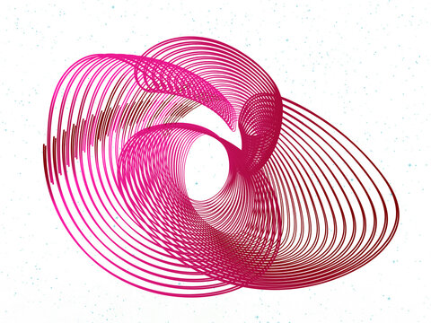 red and white spiral