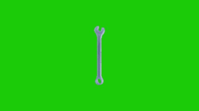Mechanical Key Animation Green Screen Loop
