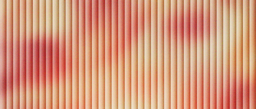 Abstract vertical line pattern with soft red and yellow gradient, textured ribbed background for modern graphic design, minimalist parallel stripe backdrop for creative web and print media.
