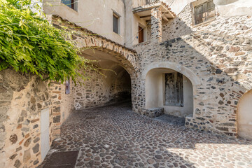 Obraz premium picturesque stone passage, Orosei, Italy