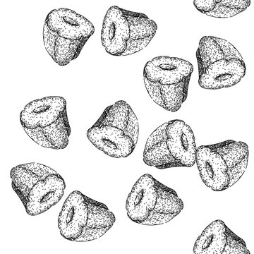 seamless pattern fresh chayote healthy hand drawn. nutritious raw, food vegetable, natural exotic fresh chayote healthy black sketch illustration