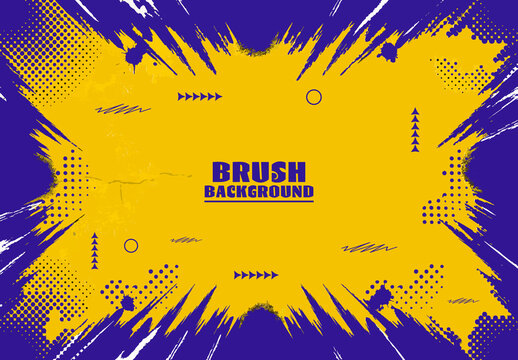 Abstract Brush Background