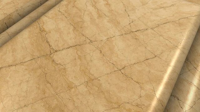 Rich Breccia Sarda Marble Tiles Displayed in Continuous Loop Rotation with Elegant Stone Texture for Sophisticated Interior Backgrounds