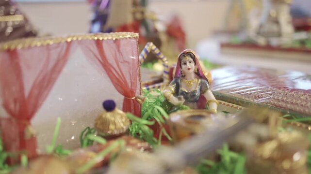 Haldi decor for Indian haldi wedding ritual
