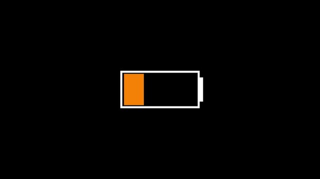 Glowing neon showing a low battery icon and a tired person appearing in the foreground, suggesting a concept of burnout and fatigue in medical professionals 