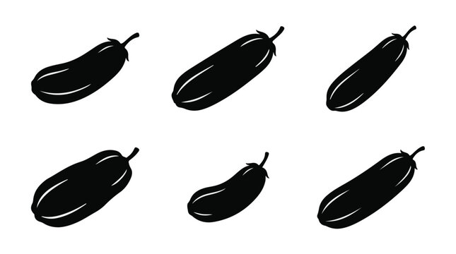 Bilimbi fruit silhouette vector illustration