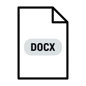 DOCX file icon document symbol
