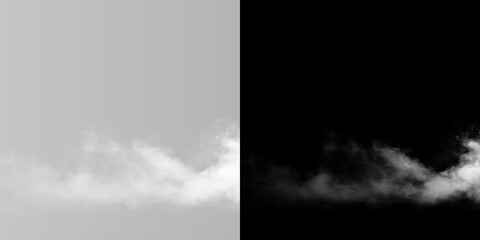 Fototapeta premium Gray Smoke Cloud Effect for Gaming Backgrounds Live Streams Broadcast Graphics Visual Effects and Creative Compositions