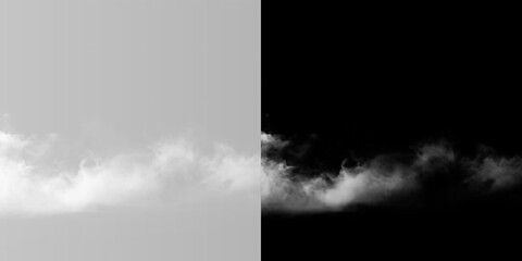 Fototapeta premium Floating Gray Smoke Texture Overlay for UI Backgrounds Mobile Apps Website Headers Presentations and Motion Graphics