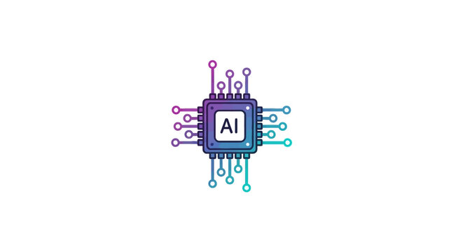 Artificial intelligence microprocessor with digital circuit lines