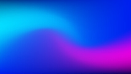 Naklejka premium blue and pink wavy gradient mesh abstract background