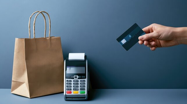 Contactless credit card payments at retail point-of-sale locations.
