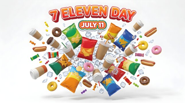 7-Eleven Day, July 11, convenience store treats, food items, promotional celebration