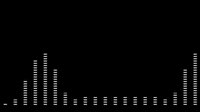 Videos of musical sound waves and audio waveforms