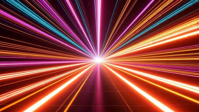 Digital Ascension: Lines Soaring Towards Technological Singularity