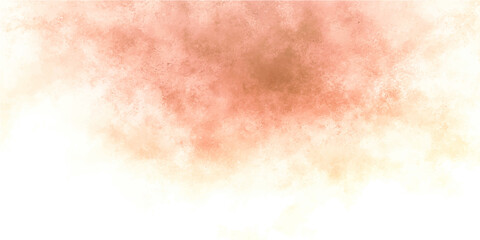 Naklejka premium Red and orange smoke explosion abstract background with white base.