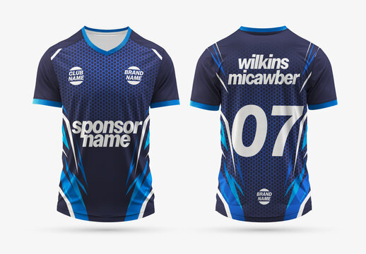 Modern Sports Jersey Uniform Design Template