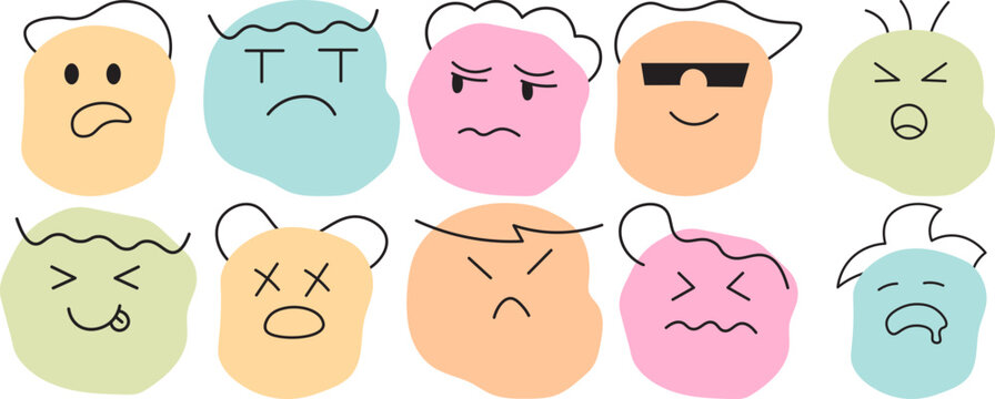 Cute Kawaii Blob Emoticon
