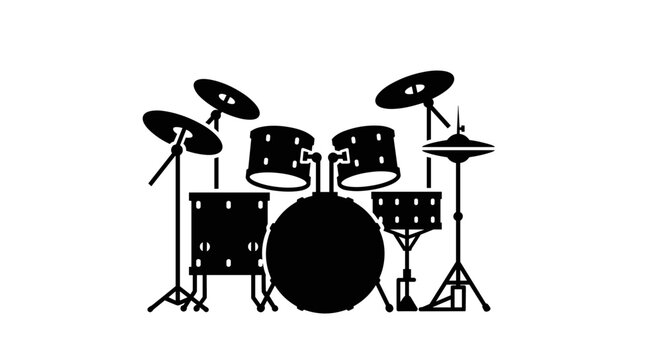 Drum set musical instrument.