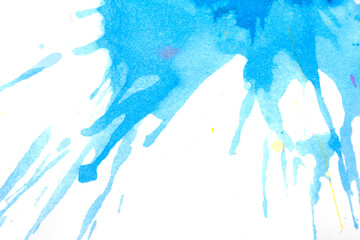 Obraz premium Real paint vibrant splatters and splashes artistic expression explosion
