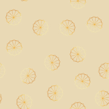 seamless pattern Golden geometric pattern forming a dodecagon with radiating lines, representing sacred geometry, luxury, spiritual balance, and intricate design on a clean white background