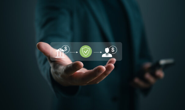 Secure financial transaction concept with digital payment protection interface, representing banking security, payment authorization, fraud prevention, online finance, digital trust, cybersecurity.