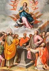 Fototapeten Jesus Christus PISA, ITALY - JUNE 22, 2026: The painting of Assumption in the church Chiesa di Santa Maria del Carmine by Santi di Tito (1579)  © Renáta Sedmáková