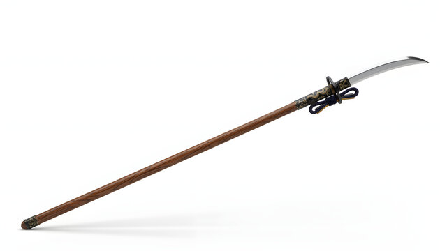 Traditional Japanese Katana Sword Closeup.