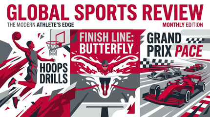 Obraz premium Global Sports Review Monthly Edition For The Modern Athlete