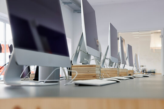Interior of bright modern office