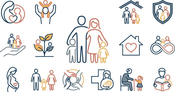 family icon set